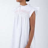 EMILY COTTON SMOCKED NIGHTGOWN - Lenora
