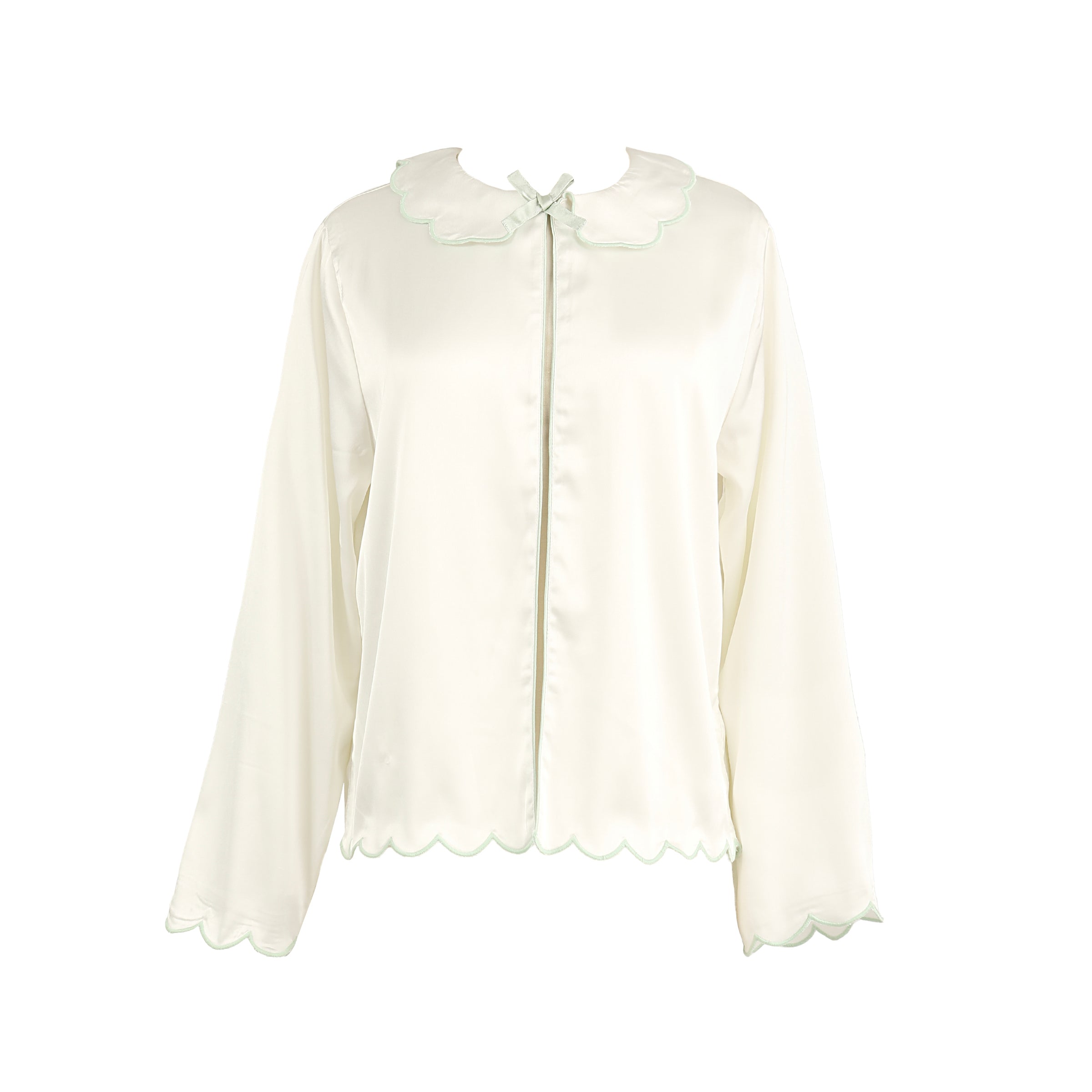 BIRDIE SATIN BEDJACKET - Lenora