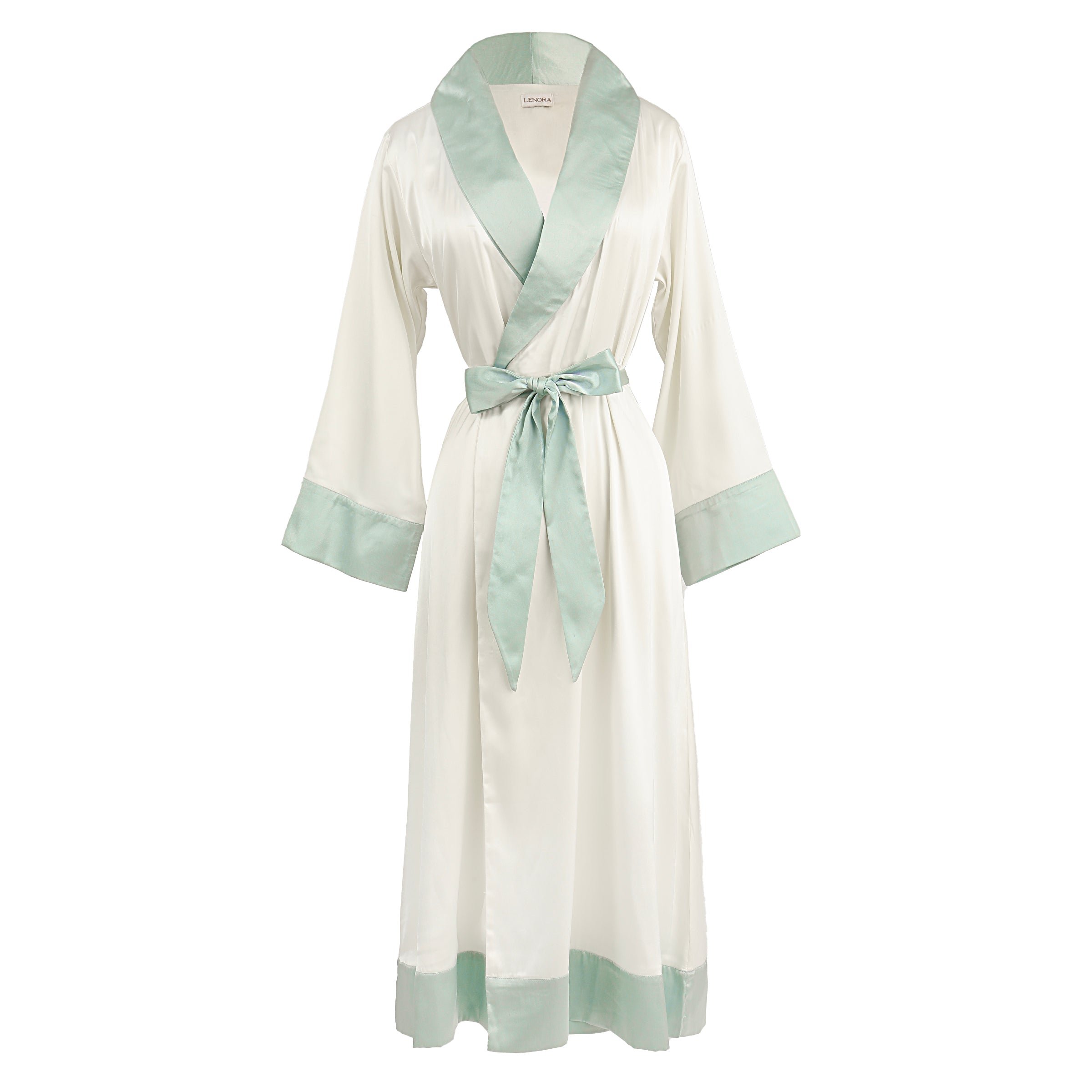 BIRDIE SATIN ROBE - Lenora