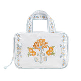 PEONY DOUBLE HANDLE COSMETIC BAG - Lenora