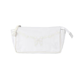 FLORAL BOW SMALL MAKEUP BAG - Lenora
