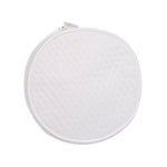 Quilted Satin Round Jewelry Box - Lenora