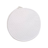 Quilted Satin Round Jewelry Box - Lenora