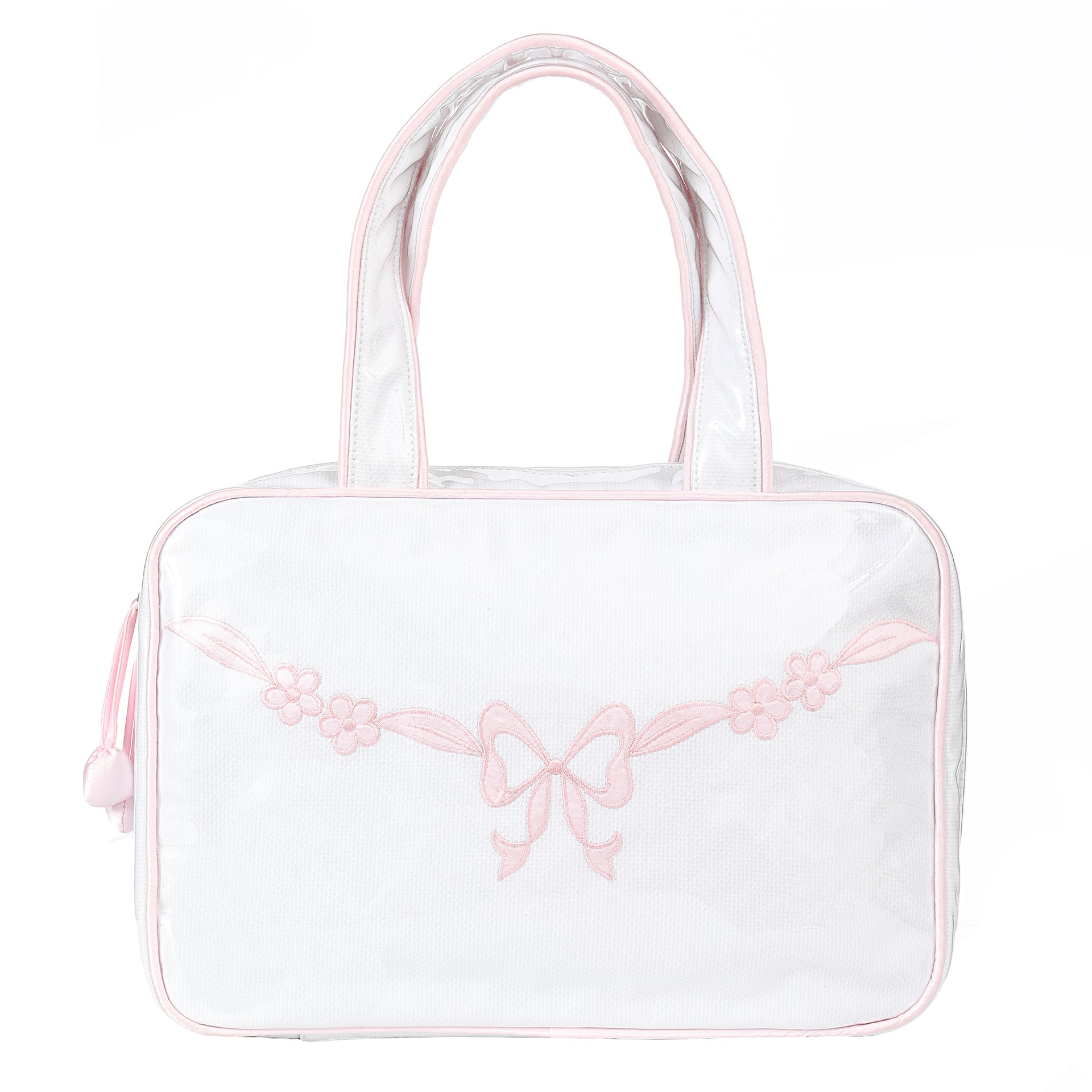 FLORAL BOW HANGING TRAVEL BAG
