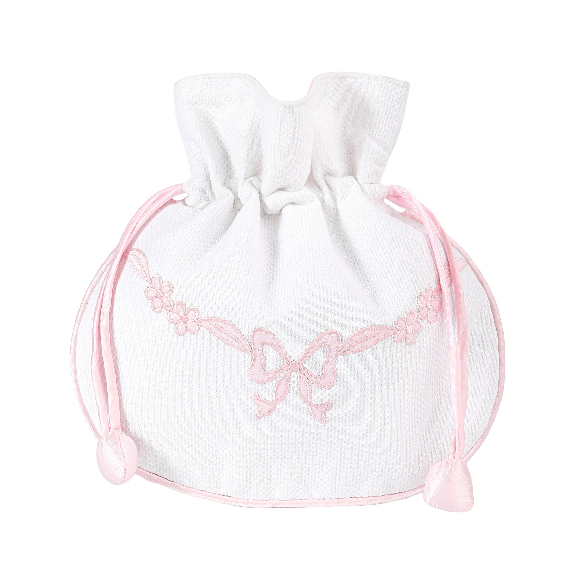 FLORAL BOW JEWELRY POUCH