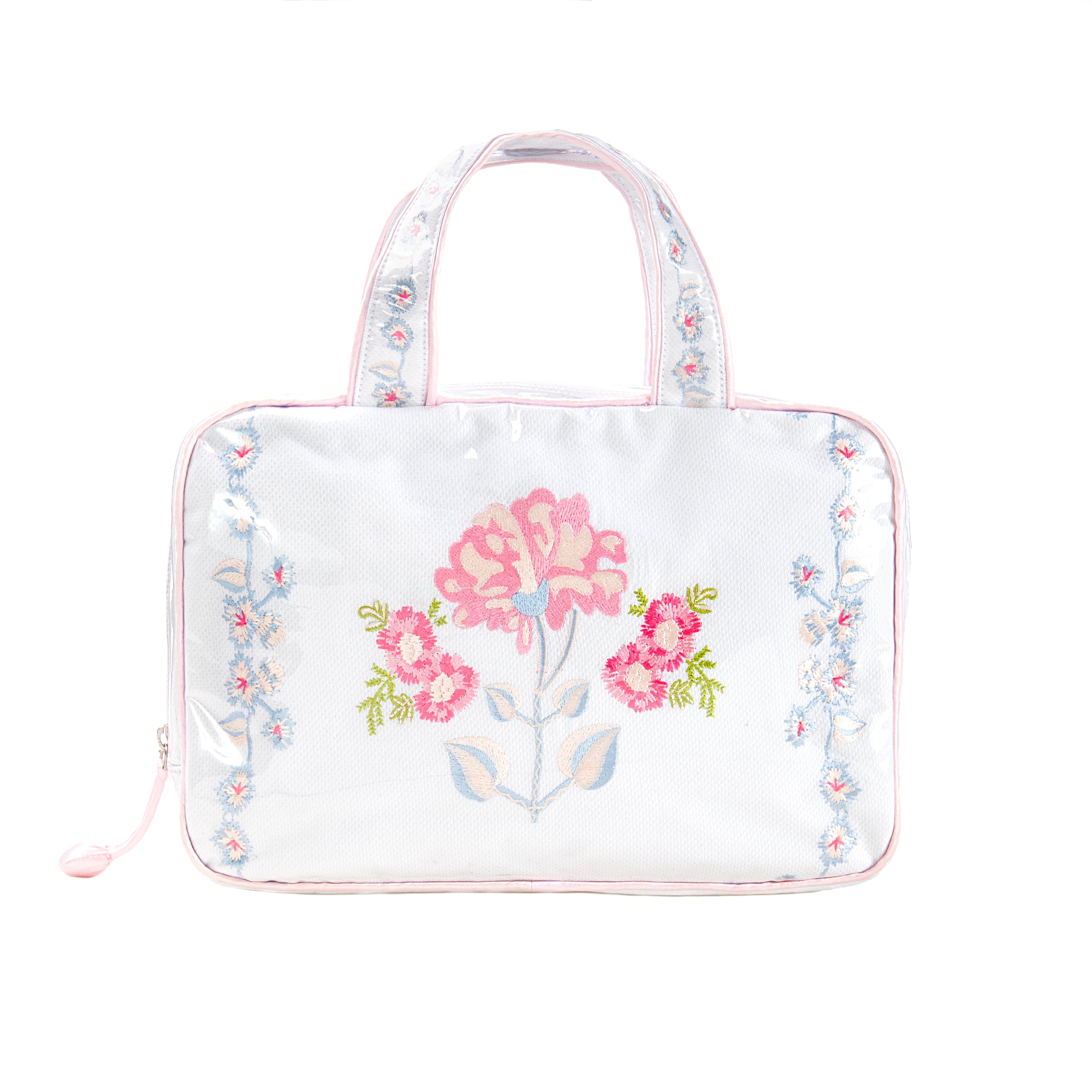 PEONY DOUBLE HANDLE COSMETIC BAG - Lenora