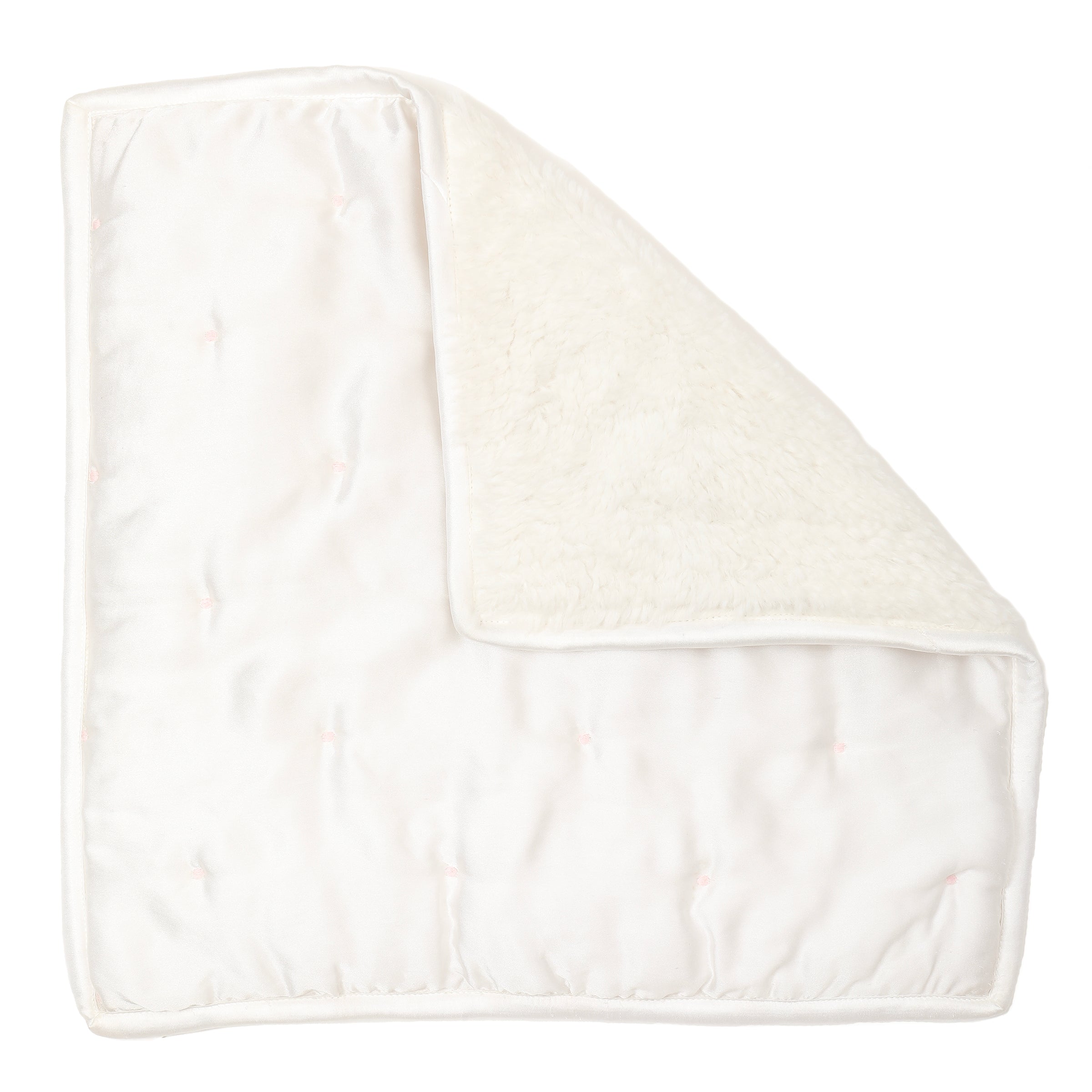 BABY SATIN FUR BLANKET - Lenora