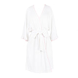 LIZA POINTELLE COTTON ROBE - Lenora