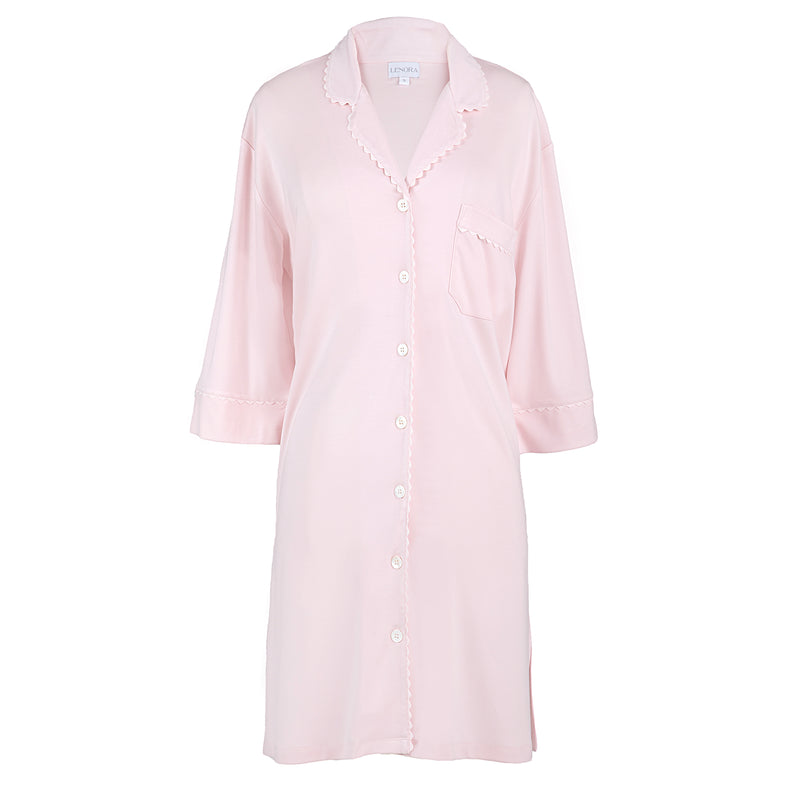 WYNNE MODAL KNIT NIGHTSHIRT - Lenora