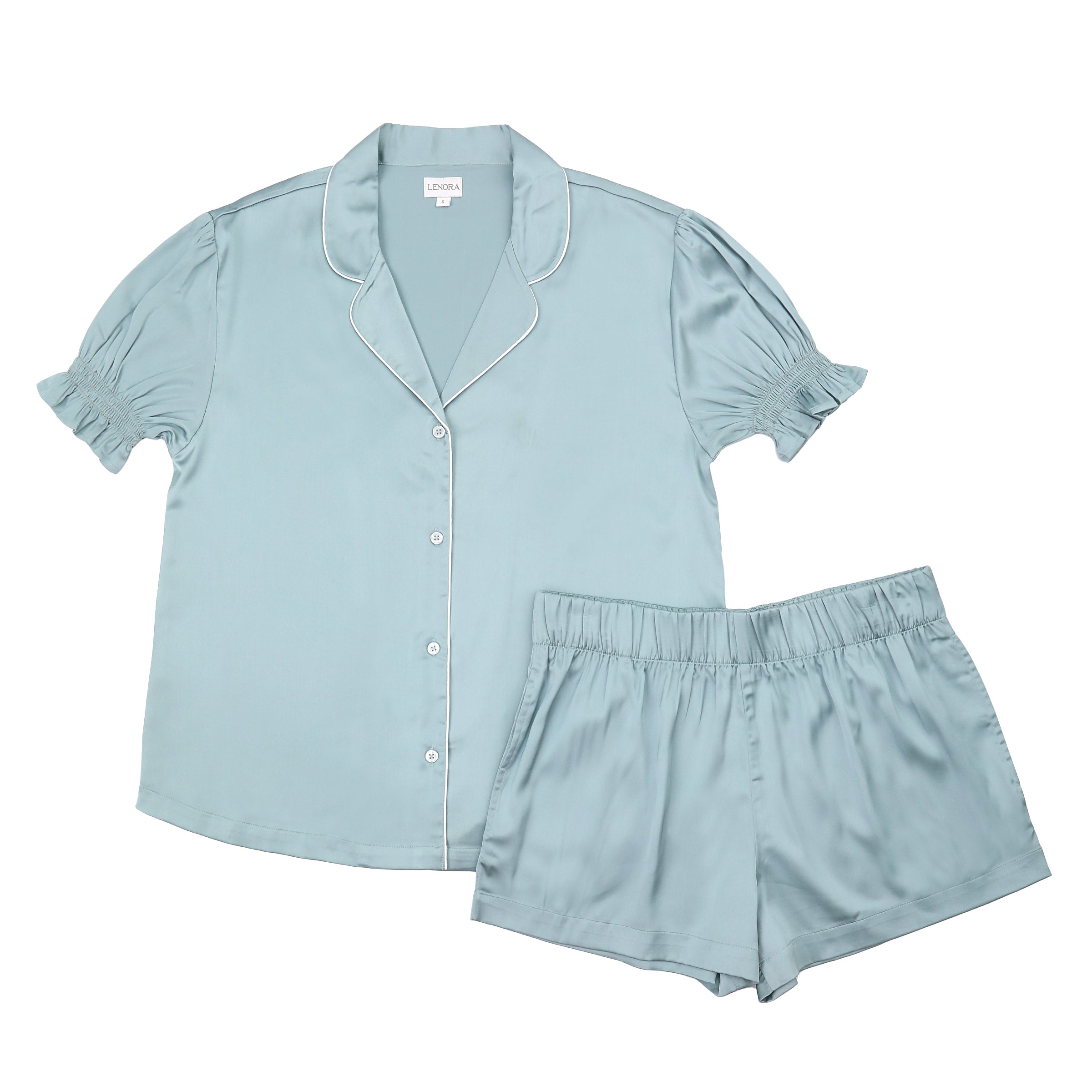 CHLOE SATIN SHORT PAJAMAS - Lenora