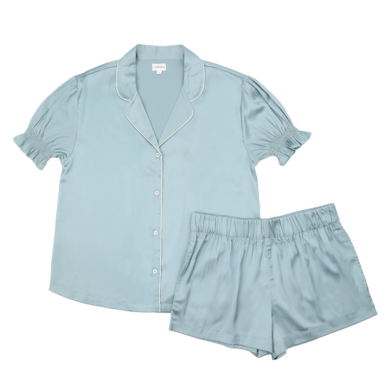 CLASSIC CHLOE SATIN SHORT PAJAMAS - Lenora
