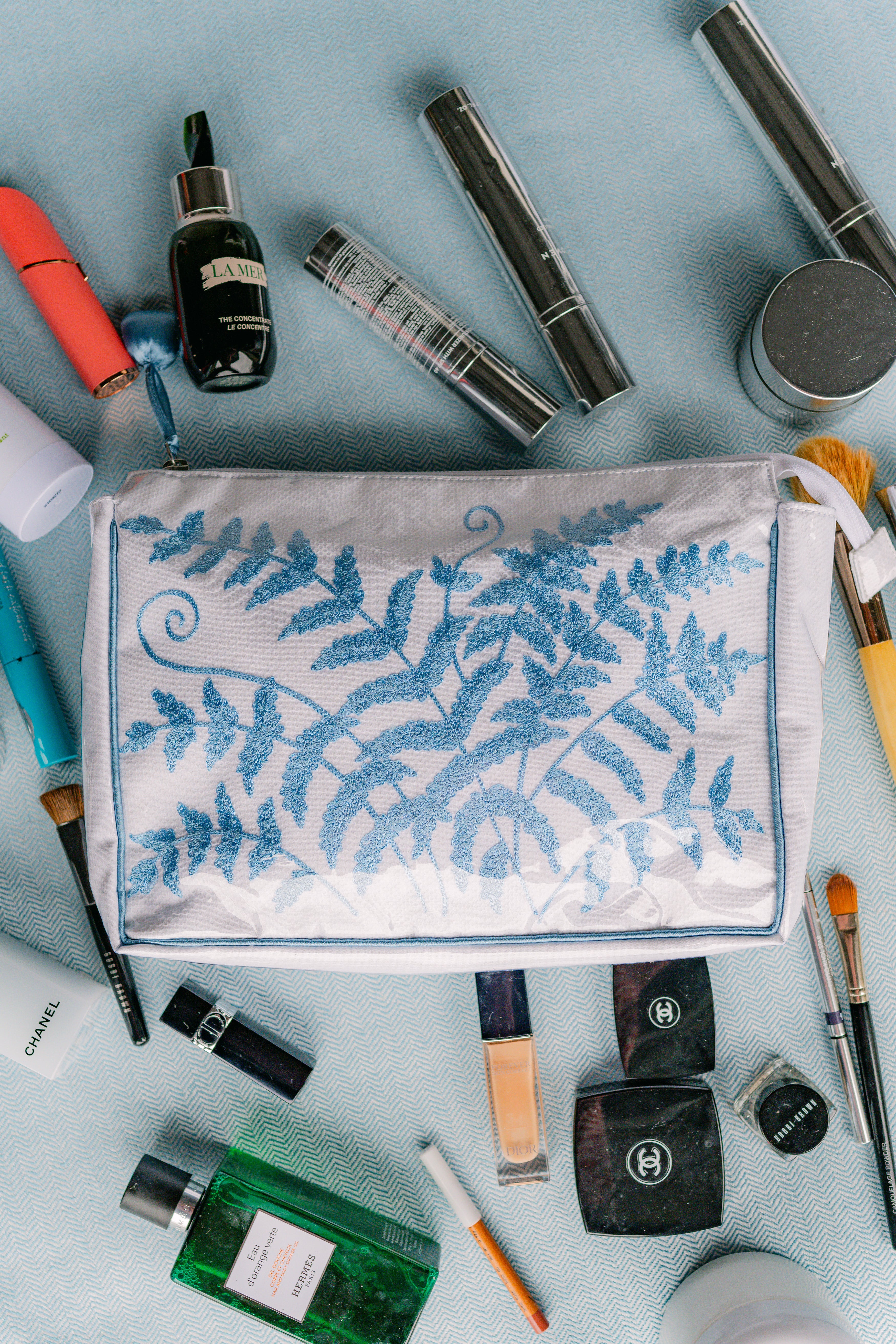 FERN LARGE MAKEUP BAG - Lenora