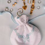 FLORAL BOW JEWELRY POUCH - Lenora