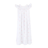 NANCY COTTON EMBROIDERED NIGHTGOWN - Lenora