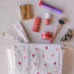 JOSIE HEART LARGE MAKE UP BAG - Lenora