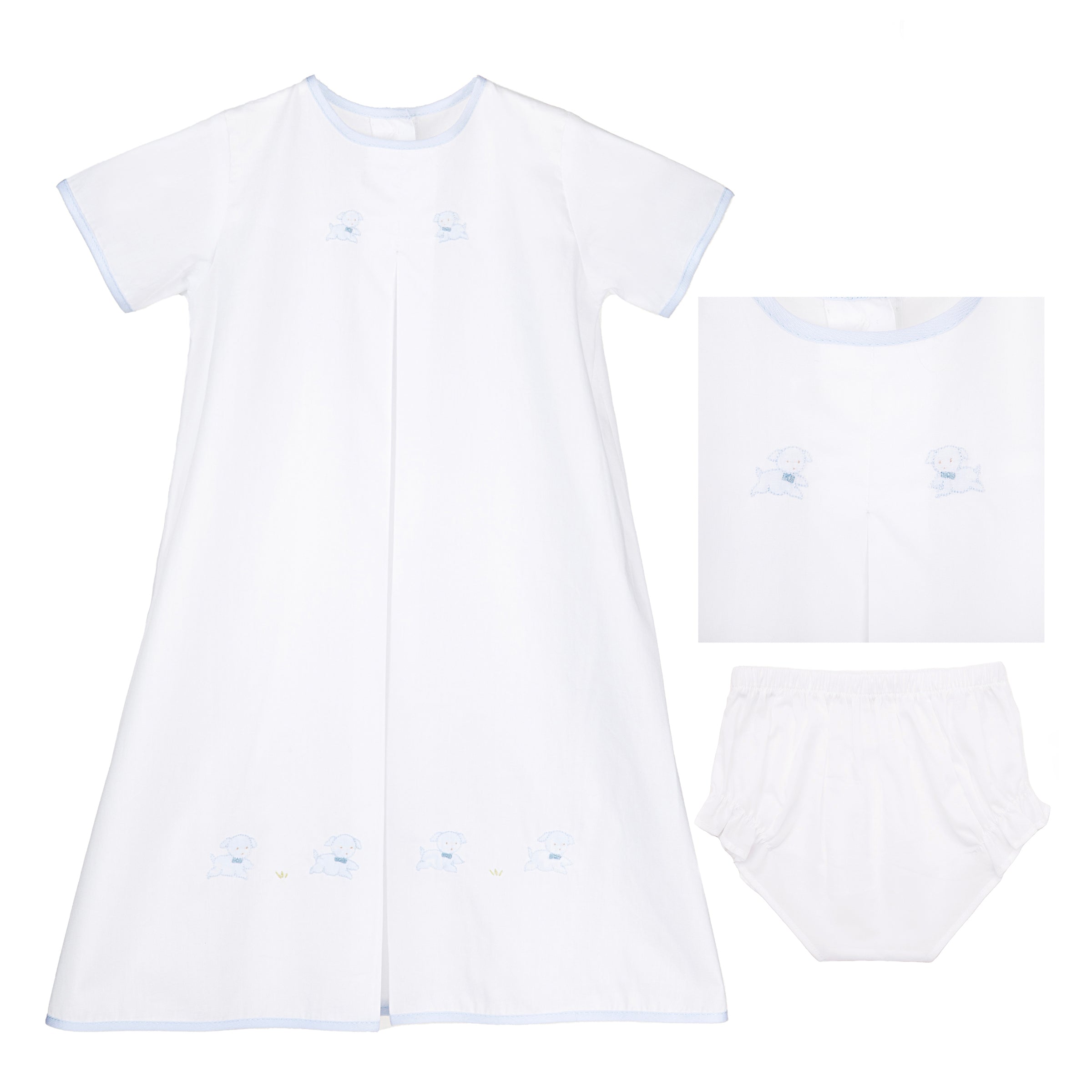 BABY PUPPY COTTON DAYGOWN - Lenora