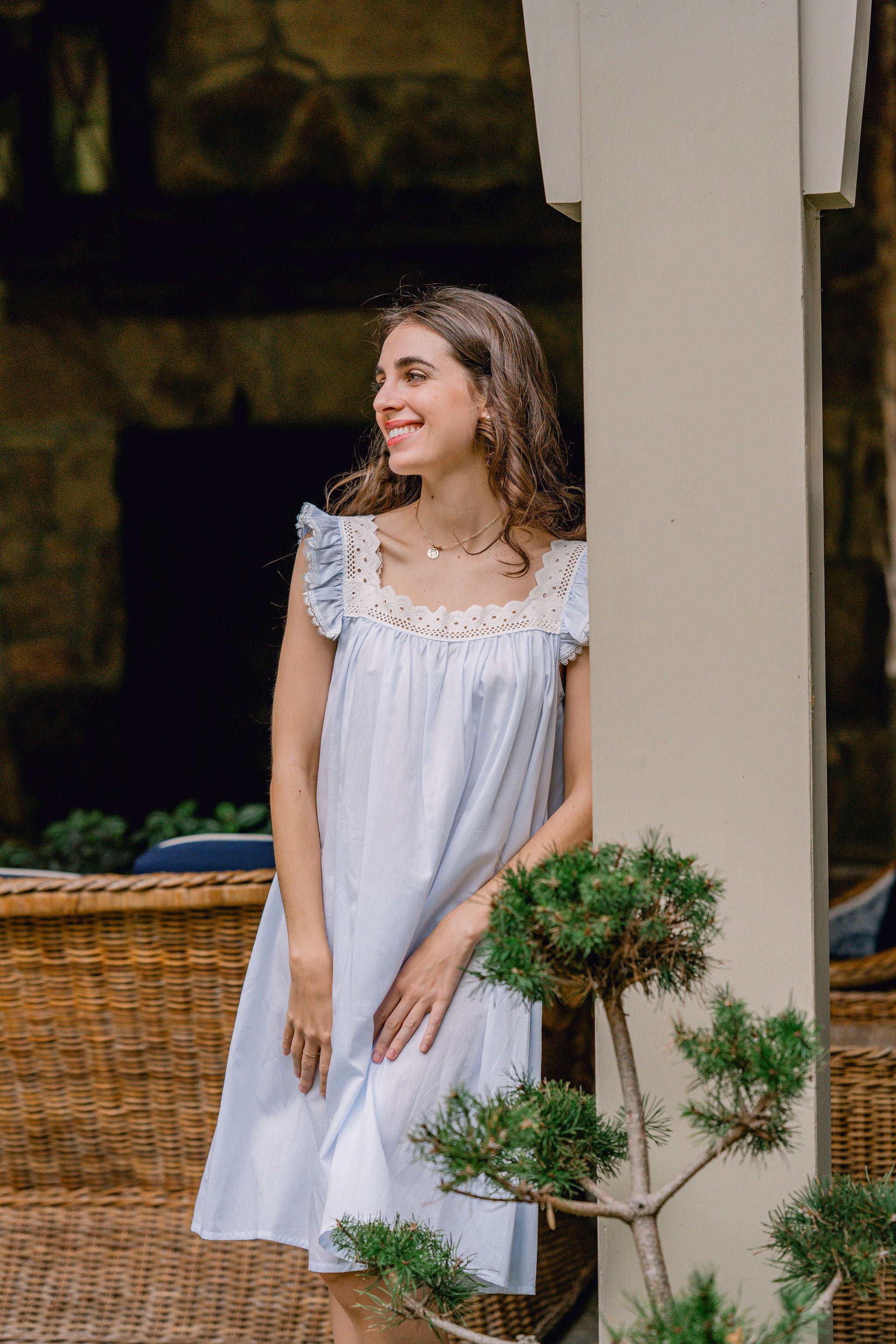 MAGGIE COTTON NIGHTGOWN - Lenora