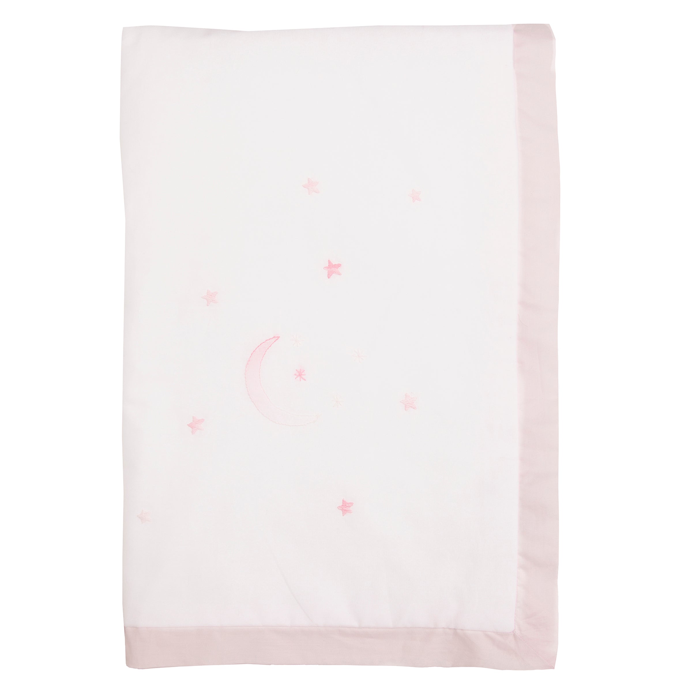 BABY OVER THE MOON COTTON STROLLER BLANKET - Lenora