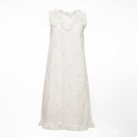 Eliza cotton embroidered sleeveless nightgown by Lenora