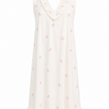 Eliza cotton embroidered sleeveless nightgown by Lenora