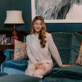 Peter Pan Collar Pajamas in Fall Harvest Print