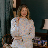 Peter Pan Collar Pajamas in Fall Harvest Print