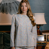 Peter Pan Collar Pajamas in Fall Harvest Print
