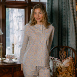 Peter Pan Collar Pajamas in Fall Harvest Print