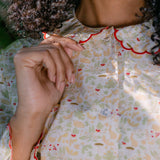 Peter Pan Collar Pajamas in Fall Harvest Print