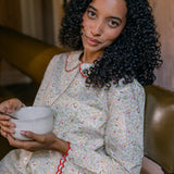 Peter Pan Collar Pajamas in Fall Harvest Print