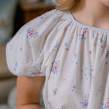 Vandy Scalloped Nightgown in English Garden Floral
