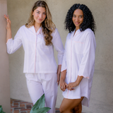 Vandy Scalloped Trim Cotton Nightshirt