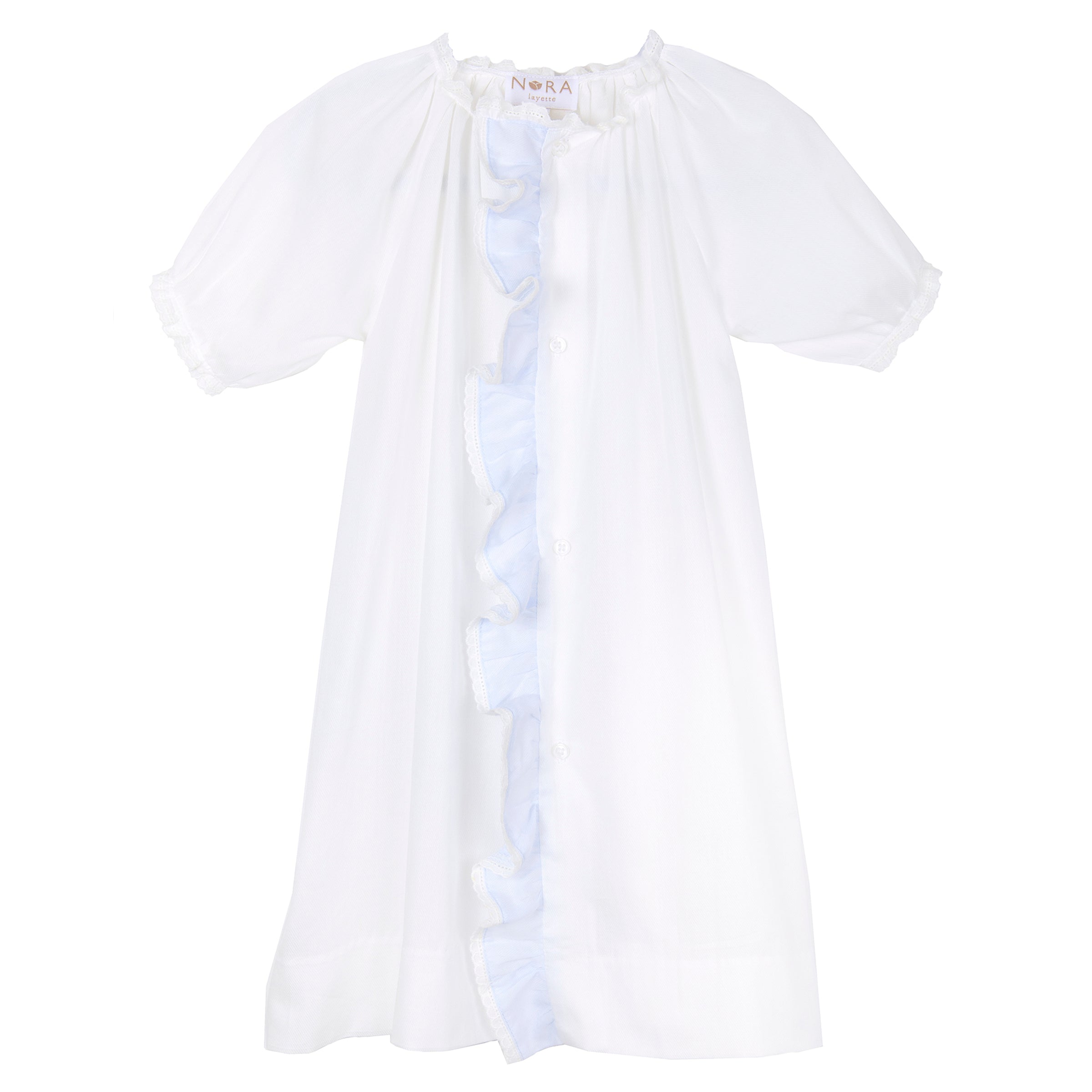 BABY CLASSIC RUFFLE COTTON DAYGOWN - Lenora