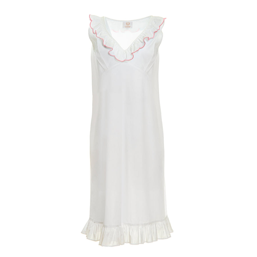 JOSIE COTTON RUFFLE NIGHTGOWN