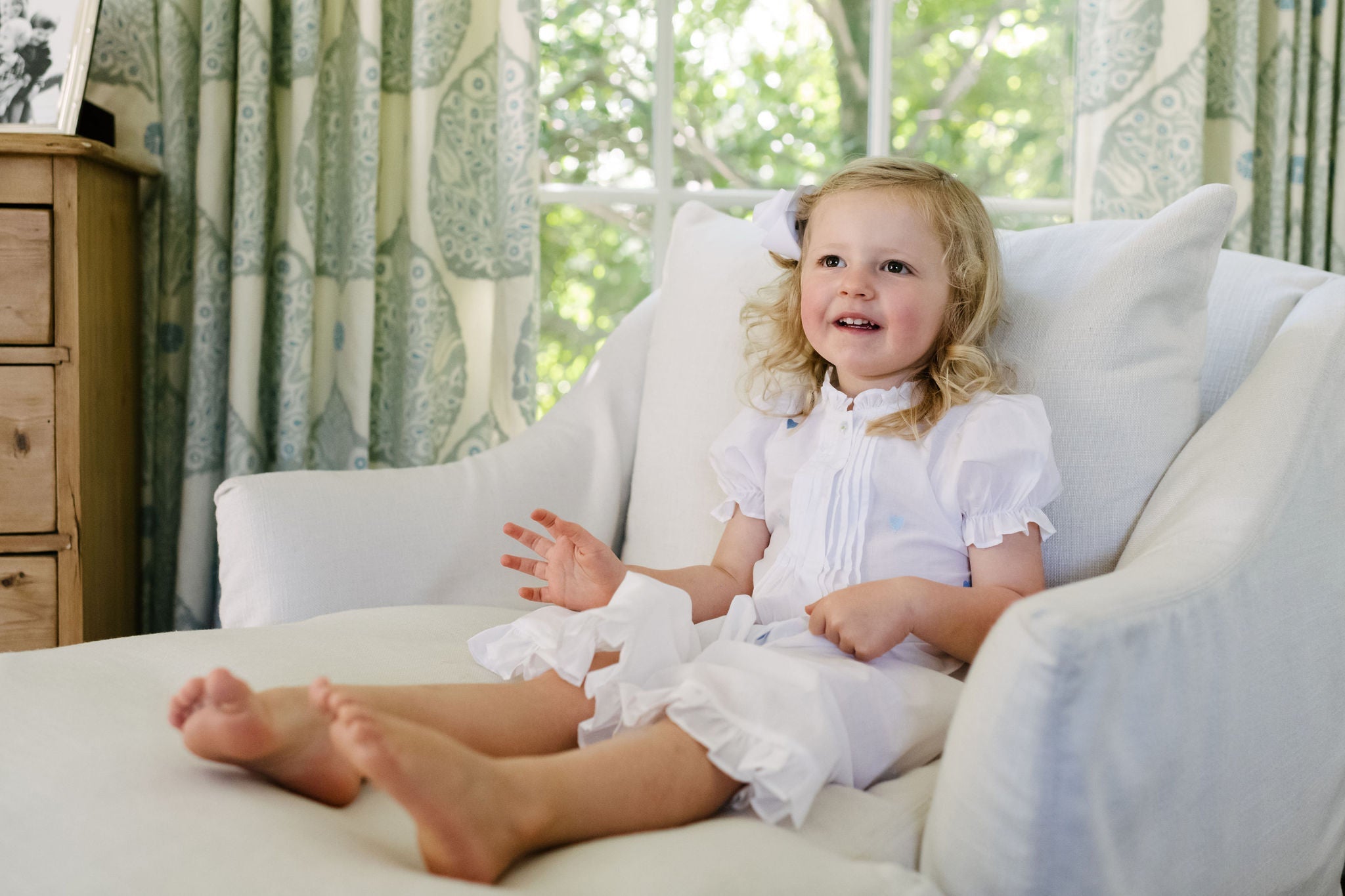 GIRLS JOSIE HEART COTTON NIGHTDRESS - Lenora