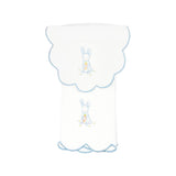 BABY BUNNY COTTON KNIT BIB & BURP SET - Lenora