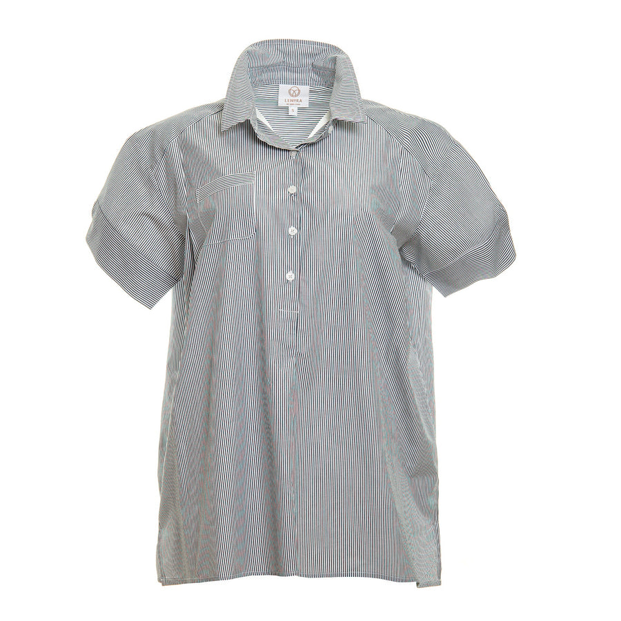 ALI COTTON SHORT SLEEVE TOP - Lenora