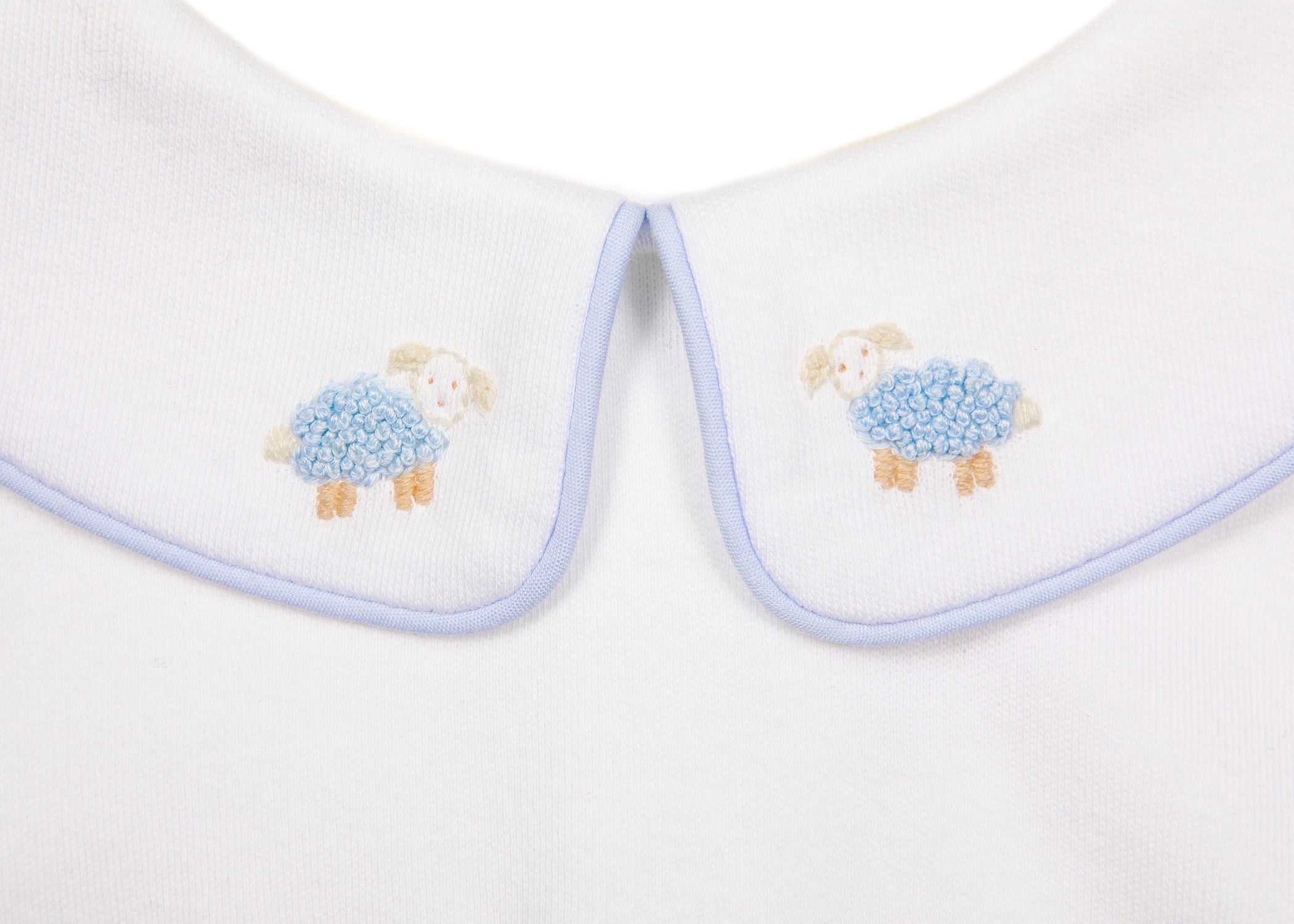 BABY LITTLE BO PEEP COTTON KNIT FOOTIE - Lenora