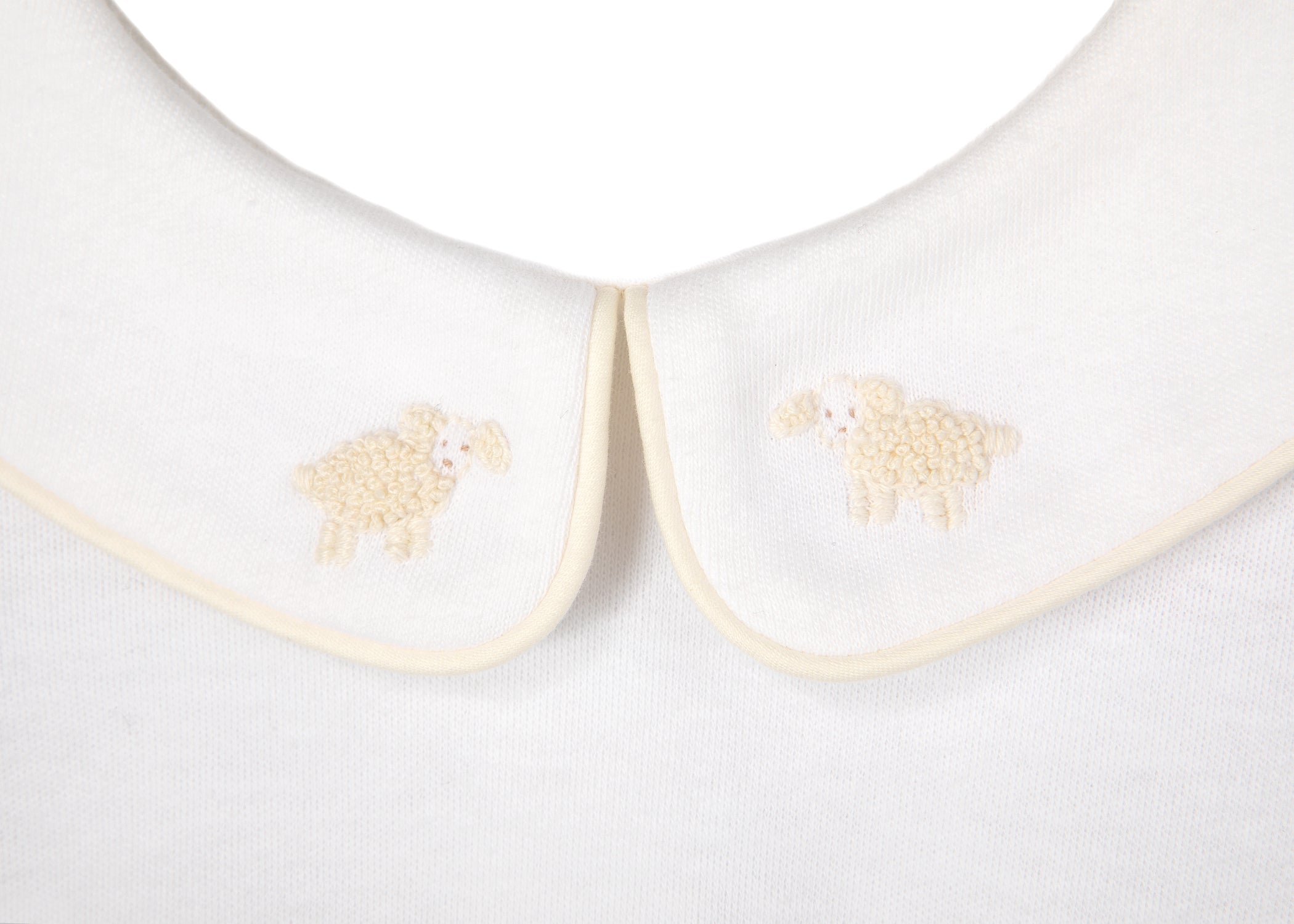 BABY LITTLE BO PEEP COTTON KNIT FOOTIE - Lenora
