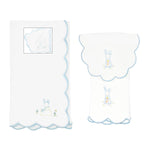 BABY SLEEPY BUNNY COTTON KNIT BLANKET - Lenora