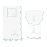 BABY SLEEPY BUNNY COTTON KNIT BLANKET - Lenora