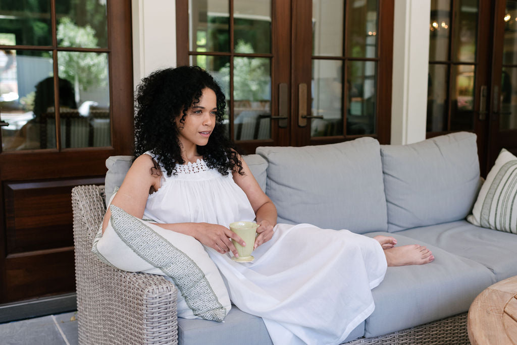 TRUDIE COTTON NIGHTGOWN - Lenora