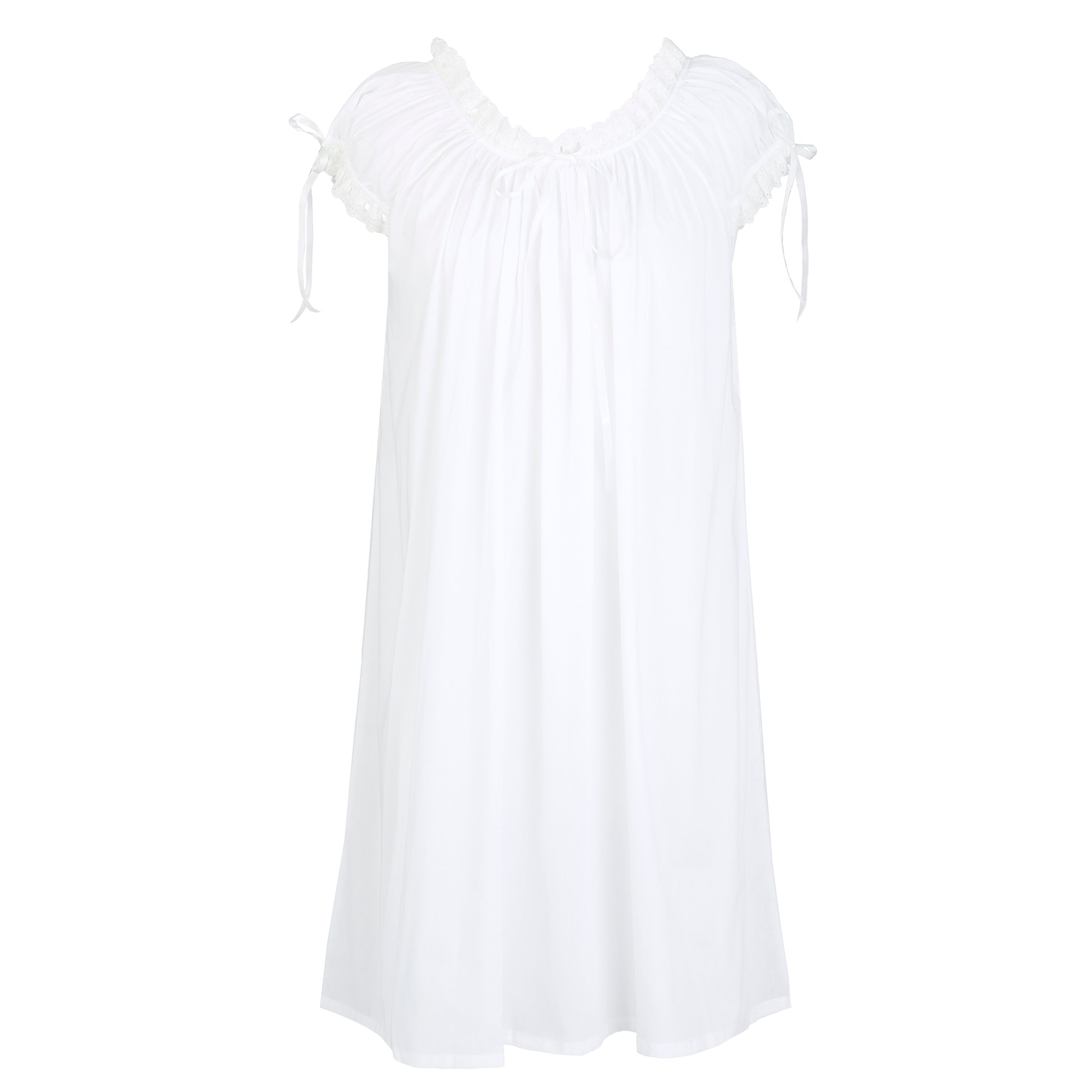RUTHIE COTTON NIGHTGOWN - Lenora