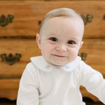 BABY LITTLE BO PEEP COTTON KNIT FOOTIE - Lenora