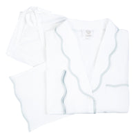 VANDY SCALLOPED TAPE TRIM COTTON PAJAMAS - Lenora